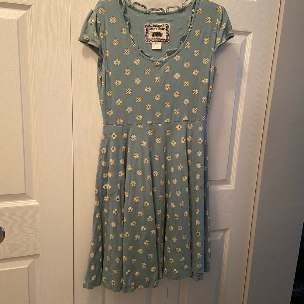 SOLD Effie's Heart Button Carrington Dress